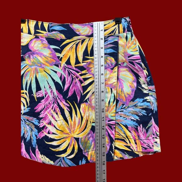 St. John's Bay - Women's Mid-Rise Skort - Floral - 4 - Picture 8 of 16